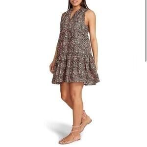 BB Dakota by Steve Madden Ladies Sleeveless Tiered Floral Dress